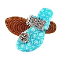 Rajasthani Jaipuri Work Kolhapuri Ethnic Womens Girls Ladies SLI Fashionable Sandals-thumb2