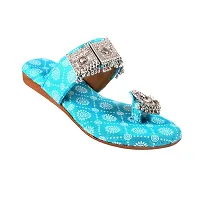 Rajasthani Jaipuri Work Kolhapuri Ethnic Womens Girls Ladies SLI Fashionable Sandals-thumb4