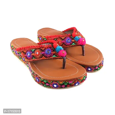 Rajasthani Jaipuri Work Kolhapuri Ethnic Womens Girls Ladies SLI Fashionable Sandals
