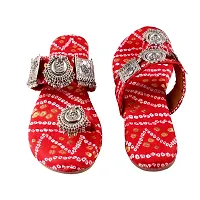 Rajasthani Jaipuri Work Kolhapuri Ethnic Womens Girls Ladies SLI Fashionable Sandals-thumb3