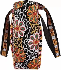 Women's Handmade Jaipuri Designer Rajasthani Shoulder Bag/Jhola Bag -Multicolour-thumb2