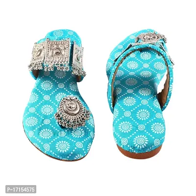 Rajasthani Jaipuri Work Kolhapuri Ethnic Womens Girls Ladies SLI Fashionable Sandals-thumb4