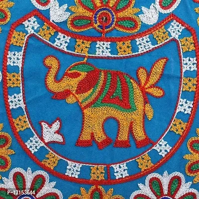 Royal Looking Cotton Traditional Ethnic Rajasthani Jaipuri Embroidered Handbag/Sholder Bag/Hand Bags for Girls Women-thumb3