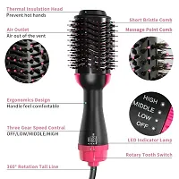 One Step Hair Dryer and Volumizer, Hot Air Brush, 3 in1 Styling Brush Style, Negative Ion Hair Straightener Curler Brush for All Hairstyle-thumb2