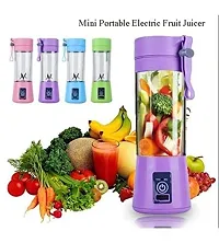 Portable Electric Usb Juice Maker, Juicer, Juicer Bottle, Blender, Grinder Mixer, 6 Blades Rechargeable Bottle, Jar (Multicolor)-thumb4