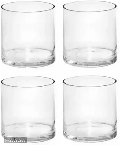 Plant Container Set -Pack of 4, Glass