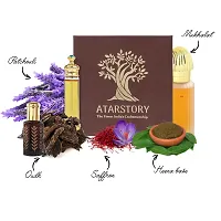 ATARSTORY Qamar Oudh Attar | Best Attar Alcohol Free Roll On for Daily use | Long Lasting Fragrance | Ittar Oudh for Men and Women - 12ml-thumb1