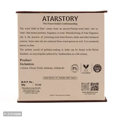 ATARSTORY Enchantress Best Attar Alcohol Free Roll On for Daily use | Long Lasting Fragrance | Ittar Oudh for Men and Women - 12ml-thumb4