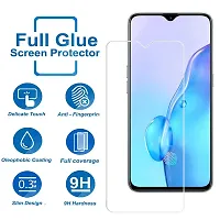 HAMARI DUKAAN) Premium Tempered Glass Screen Protector Clear Guard For Redmi Note 9 Pro Max, Edge to Edge Coverage with Easy Installation Kit.-thumb2