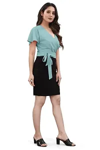 Stylish Polyester Solid Dress For Women-thumb2