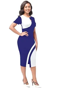 Stylish Polyester Solid Dress For Women-thumb2