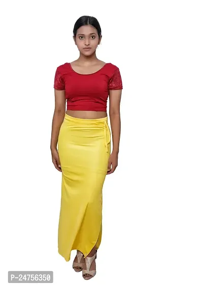 Fashion Secret Women's Body Shaper || Lycra Saree Shapewear Petticoat for Women, Cotton Blended, Petticoat, Shape Wear Dress for Saree