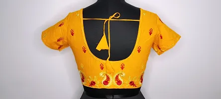 Classic Cotton Embroidered Blouses for Women-thumb1
