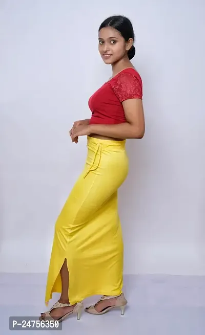 Fashion Secret Women's Body Shaper || Lycra Saree Shapewear Petticoat for Women, Cotton Blended, Petticoat, Shape Wear Dress for Saree-thumb4