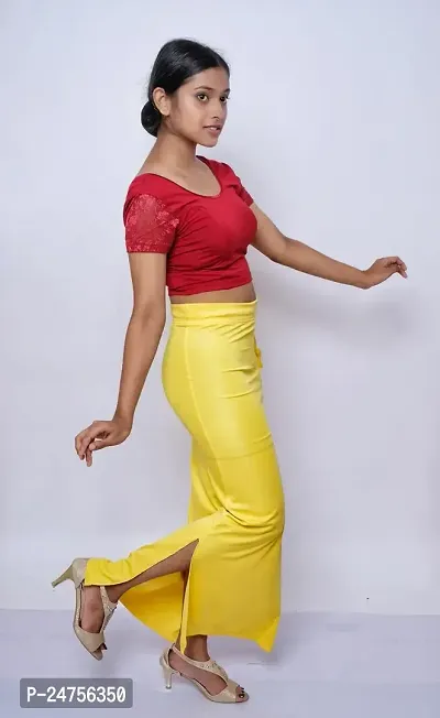 Fashion Secret Women's Body Shaper || Lycra Saree Shapewear Petticoat for Women, Cotton Blended, Petticoat, Shape Wear Dress for Saree-thumb3