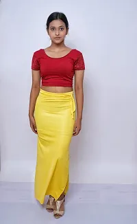 Fashion Secret Women's Body Shaper || Lycra Saree Shapewear Petticoat for Women, Cotton Blended, Petticoat, Shape Wear Dress for Saree-thumb1