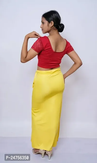 Fashion Secret Women's Body Shaper || Lycra Saree Shapewear Petticoat for Women, Cotton Blended, Petticoat, Shape Wear Dress for Saree-thumb5