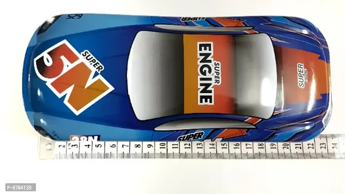 Metal CAR Pencil Box for Kids ndash; Double Layer Metal Pencil Case for Kids-thumb3