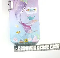 Metal Mermaid Pencil Box for Kids ndash; Double Layer Metal Pencil Case for Kids-thumb4