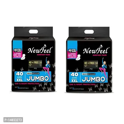 NewFeel 40+10 Sanitary Pad jumbo combo-thumb0