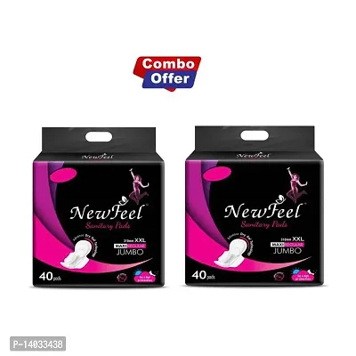 NewFeel Sanitary Pad 40 pad Combo