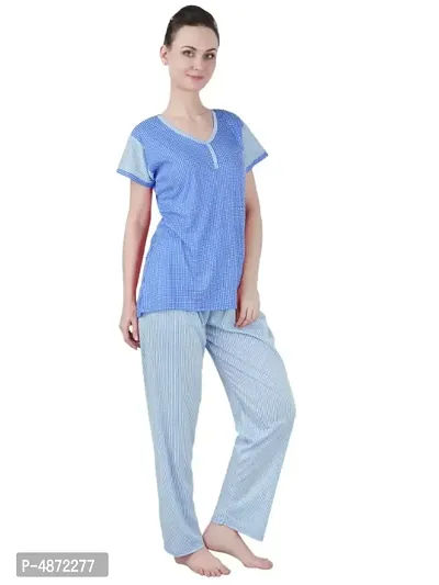 Cotton Hosiery Night suit Set (Top and Pyjama)