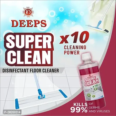 DEEPSEA Floor cleaner 1000ml |Bathroom cleaner|TTile cleaner|Multi-surface cleaner|Stain remover|Odor eliminator|Deep Cleaning-thumb2