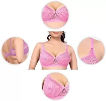 Womens Lace Lingerie Set for Honymoon, Bridal, Push-up Bra Panty Set and Swimwear Pack of 2pcs-thumb1