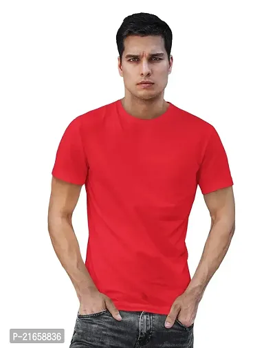 Ninjaa.in Mens Biowash Cotton Half Sleeve Tshirts