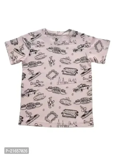 Ninjaa.in Boys Casual Half Sleeve Printed Tshirt-thumb0