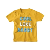 Ninjaa Kid's Cotton Blend Printed Regular Fit T-Shirt for Boys (Yellow, 4-5 Years)-thumb1