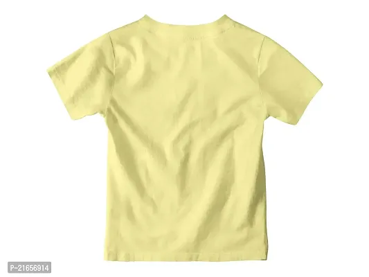 Ninjaa.in Boys Casual Half Sleeve Solid Tshirt-thumb2