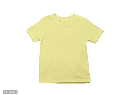 Ninjaa.in Boys Casual Half Sleeve Solid Tshirt-thumb0