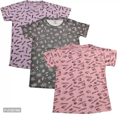 Ninjaa.in Boys Casual Half Sleeve Printed Tshirt, Pack of 3