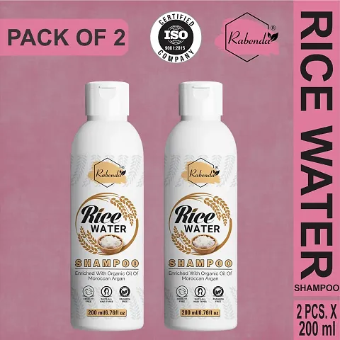 Rabenda Rice Water Hair Shampoo Pack Of 2