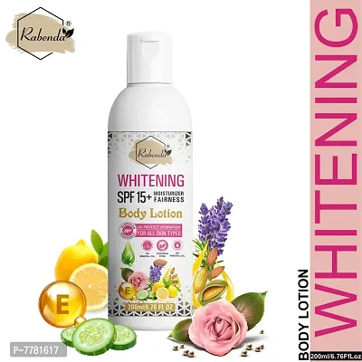 Rabenda Whitening Body Lotion on Skin Lighten And Brightening Cream- Pack Of 2, 200 ml each-thumb2