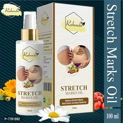 Rabenda Present Repair Stretch Marks Removal - Natural Heal Pregnancy Breast, Hip, Legs, Mark Oil - 100 ml