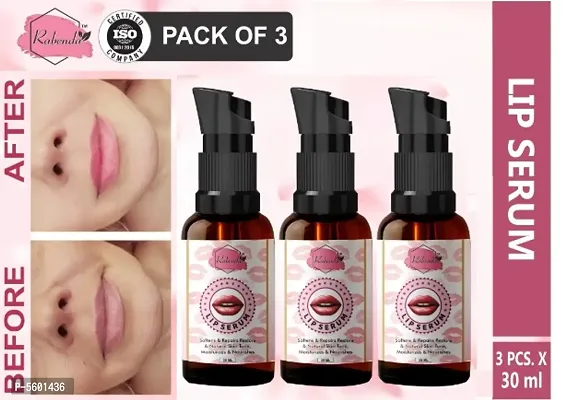 Lip Serum Oil - For Shiny, Glossy  Soft Lips with Moisturizing  Nourishing Effect- Men  Women(30 ml) (pack of 3)