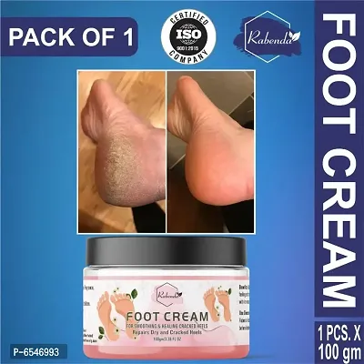 Rabenda Foot Care Cream For Rough, Dry and Cracked Heel | Feet Cream For Heel Repair |Healing and softening cream  (100 gm.) Pack of 1