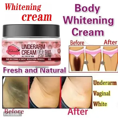 Rabenda Underarm and Neck Back Whitening Cream For Lightening  Brightening All Skin types  (50 g) pack of-1