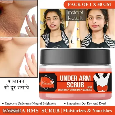 Rabenda Under Arm Scrub Gently Exfoliates The Sensitive Skin of Under Arms, Blend of Coc Pack Of