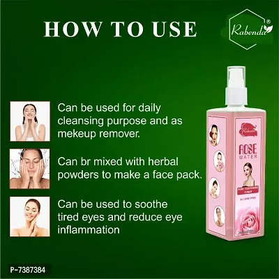 Rabenda Rose Water, Helps in Skin t PackOf 1-thumb3