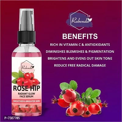 Rabenda Rosehip Face Serum for Glowing Skin, with Rosehip  Gotu Kola for Glowing Skin - 50 ml | pack-1-thumb3