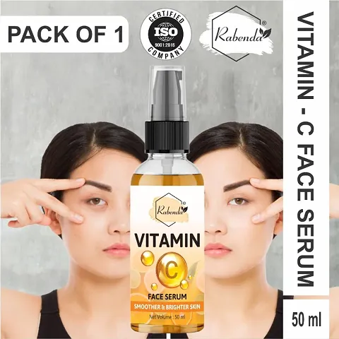 Rabenda 1% Vitamin C Face Serum, Mandarin With Pure Ethyl Ascorbic Acid for Hyperpigmentation Dull Skin