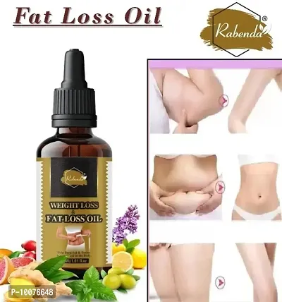 Rabenda Fat Loss Oil- Belly fat reduce oil / weight loss massage oil / Weight Loss Oil for women  Men / slimming oil 30ml-thumb0