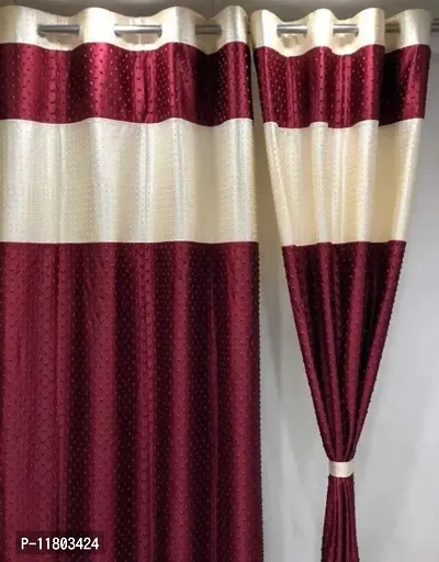 Classic Polyester Printed Door Curtain, Pack of 1, 7ft-thumb0