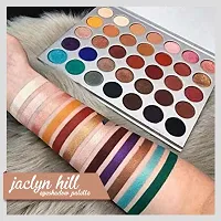 10 Pc Brush set With 35 Shades of Jacklyn Hill Eye shadow-thumb1