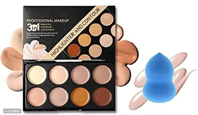 Lorshel 8 Color Reflector Concealer + Bleandar ( 2 items )