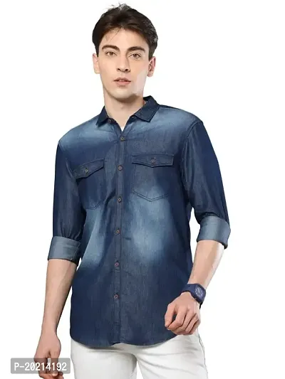 Men Denim Shirts Thin Long Sleeve Soft 100% Cotton Double Pockets Jeans  Blacktops Cowboy Clothing for Men - China Clothing for Men and Men Denim  Shirts price | Made-in-China.com