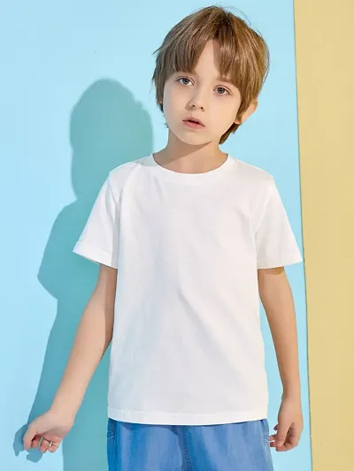 Kids Boys Basic Solid T-shirts